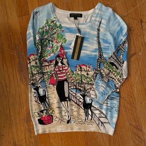 Joseph A. Silk Sweater